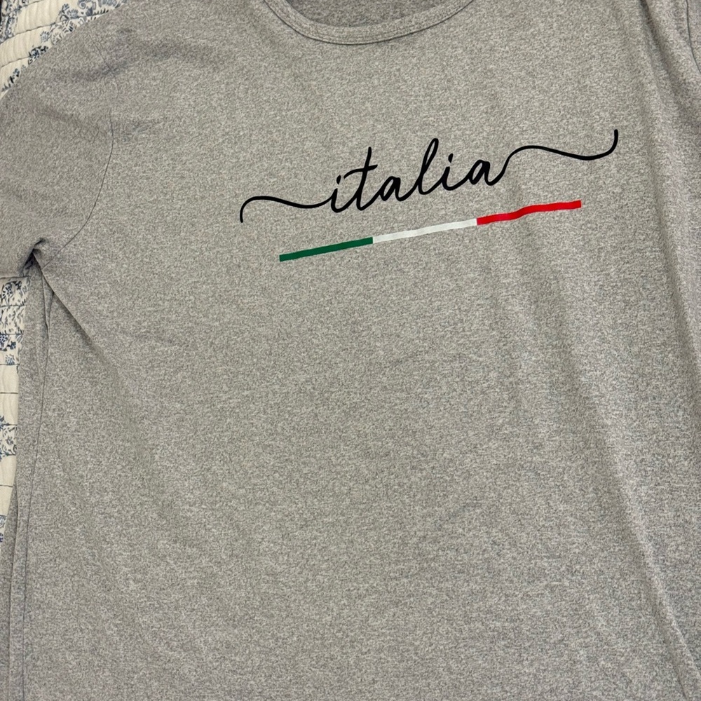 Gray Italia Graphic T-Shirt
